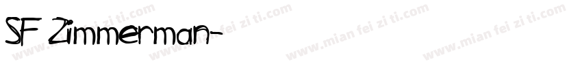 SF Zimmerman字体转换